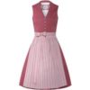 Mini Dirndl 60 cm rosenholz altrosa gemustert Valentina 009059 ~ 42