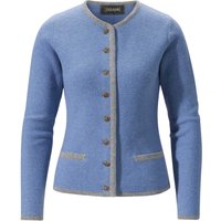 Trachtenstrickjacke Caro (bleu-hellgrau