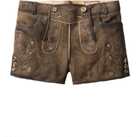 Trachtenlederhose Rosy (stein geäscht
