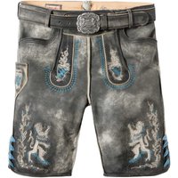 Trachtenlederhose Bayern Bua (grau antik gespeckt