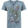 Trachtenshirt Edelbock (rauchblau