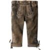 Trachtenlederhose Justin4 (bison gespeckt