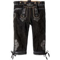 Trachtenlederhose Justin4 (schwarz gespeckt