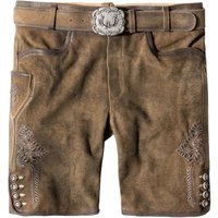 Trachtenlederhose Corbi4 (havanna gespeckt