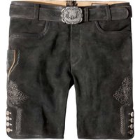 Trachtenlederhose Corbi4 (graphit gespeckt