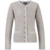 Trachtenstrickjacke Caro (grau-hellblau