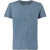 Trachtenshirt Falko Rundhals (rauchblau