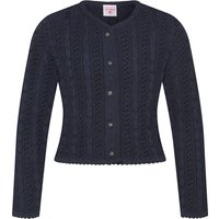Mädchen Trachten Strickjacke dunkelblau Modell: Lilly 009522 ~ 116