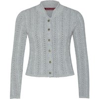 Trachten Strickjacke hellgrau Franzi 009526 ~ 30