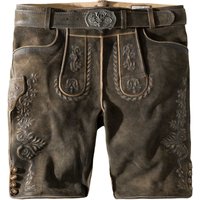 Trachtenlederhose Oliver (kiesel gespeckt