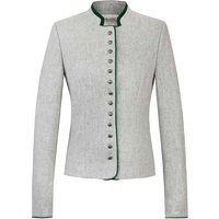 Trachtenjacke Elisabeth (hellgrau-grün