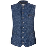 Trachtenweste Edward (blau
