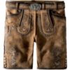 Trachtenlederhose Thomas2 (nuss geäscht