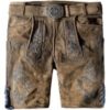 Trachtenlederhose Franz (uroid-blau