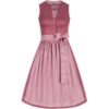 Midi Dirndl 65 cm rosenholz altrosa Julie 009990 ~ 32