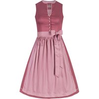 Midi Dirndl 65 cm rosenholz altrosa Julie 009990 ~ 32