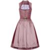 Midi Dirndl 65 cm altrosa gemustert Mila 010042 ~ 36