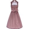 Midi Dirndl 65 cm rosenholz altrosa Adele 010054 ~ 44