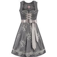 Mini Dirndl 60 cm anthrazit silber Larissa 010176 ~ 34