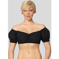 Dirndlbluse Georgette (schwarz