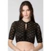 Dirndlbluse Laurene (schwarz
