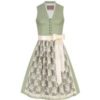 Mini Dirndl 60 cm hellgrün creme Liora 010192 ~ 30