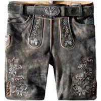 Trachtenlederhose Bastian (grau gespeckt