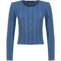 Trachten Strickjacke blau Lisa 002816 ~ 46