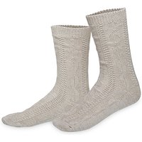Trachtensocken kurz natur 100978 ~ 36-38