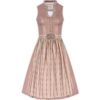 Midi Dirndl 65 cm altrosa beige Denise 010929 ~ 38