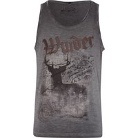 Trachtenshirt anthrazit Bexar 003786 ~ 3XL