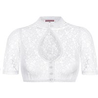 Dirndlbluse Spitze weiß Belinda 011108 ~ 30