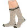 Trachtensocken kurz hellbraun meliert oliv 011206 ~ 38-39