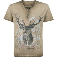 Trachtenshirt sand Günther 011088 ~ S