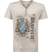 Trachtenshirt hellgrau Luggi 011095 ~ S