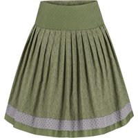 Trachtenrock CLARA (60 cm) ~ 32 ~ oliv