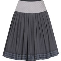 Trachtenrock mini 60 cm grau getupft Franka 011416 ~ 32
