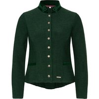 Trachten Strickjacke dunkelgrün Magdalena 013807 ~ 36