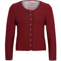 Trachten Strickjacke dunkelrot Franziska 014416 ~ 30