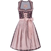Mini Dirndl 55 cm dunkelrot altrosa Lara 014520 ~ 34