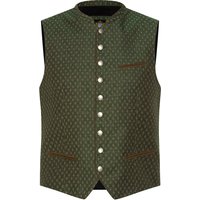 Trachtenweste oliv braun Johann 014535 - slimfit ~ 48
