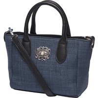 Trachtentasche verschiedenfarbig Leinen 011515 ~ blau