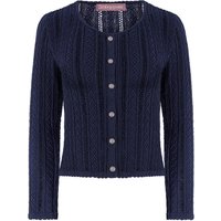 Trachten Strickjacke dunkelblau Lisa 015297 ~ 32