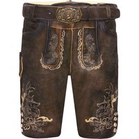Lederhose kurz dunkelbraun Luis 015422 ~ 56