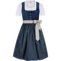 Kinder Dirndl blau Samt Caroline 015896 ~ 116