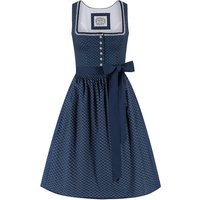 Midi Dirndl 65 cm Anni 011889 blau ~ 44