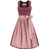 Midi Dirndl 70 cm aubergine altrosa Mariella 016587 - limitiert ~ 34