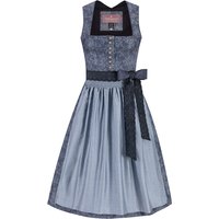 Midi Dirndl 70 cm blaugrau Nouria 016588 ~ 36