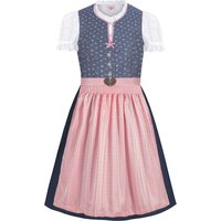 Kinder Dirndl blau altrosa Heidi 016603 ~ 122