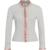 Damen Trachtenjacke hellgrau altrosa Eliona 012419 ~ 32